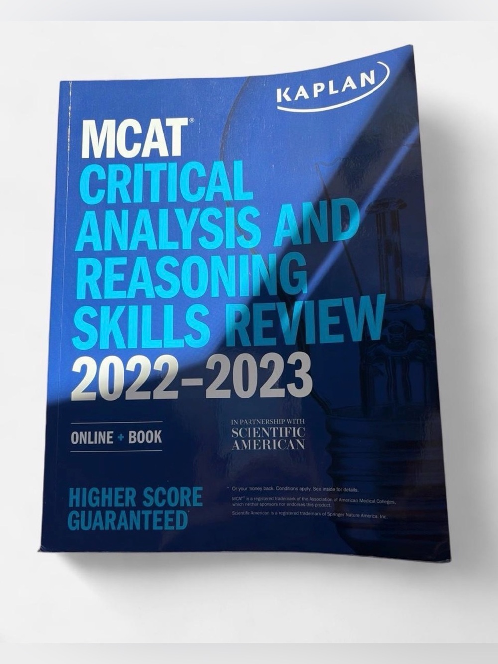 Kaplan MCAT Critical Analysis and Reasoning Skills Review 2022-2023 - Blue
